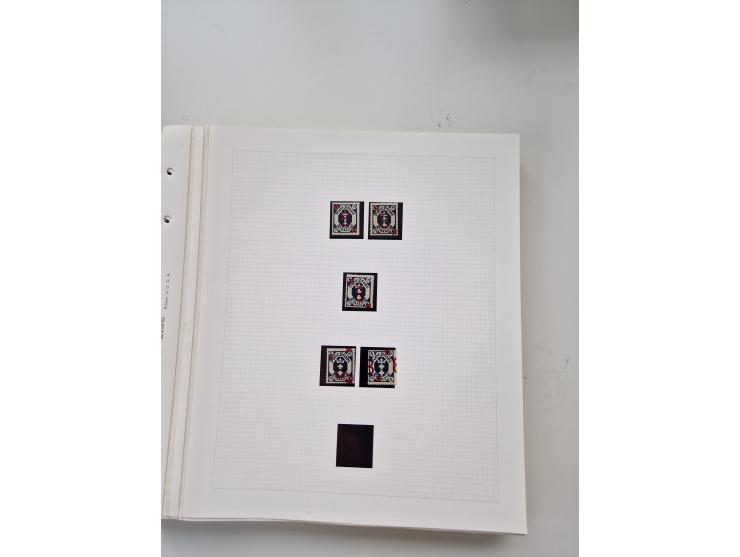 1920/39, sehr interessante und inhaltsreiche ungebrauchte/postfrische und gestempelte Sammlung, beginnend mit reichhaltigem T