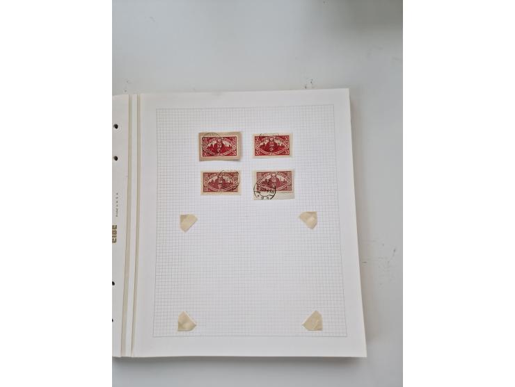 1920/39, sehr interessante und inhaltsreiche ungebrauchte/postfrische und gestempelte Sammlung, beginnend mit reichhaltigem T