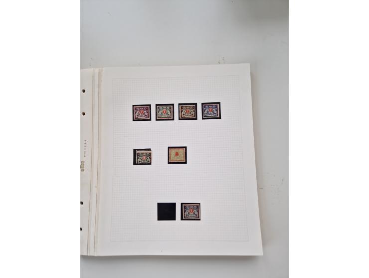 1920/39, sehr interessante und inhaltsreiche ungebrauchte/postfrische und gestempelte Sammlung, beginnend mit reichhaltigem T