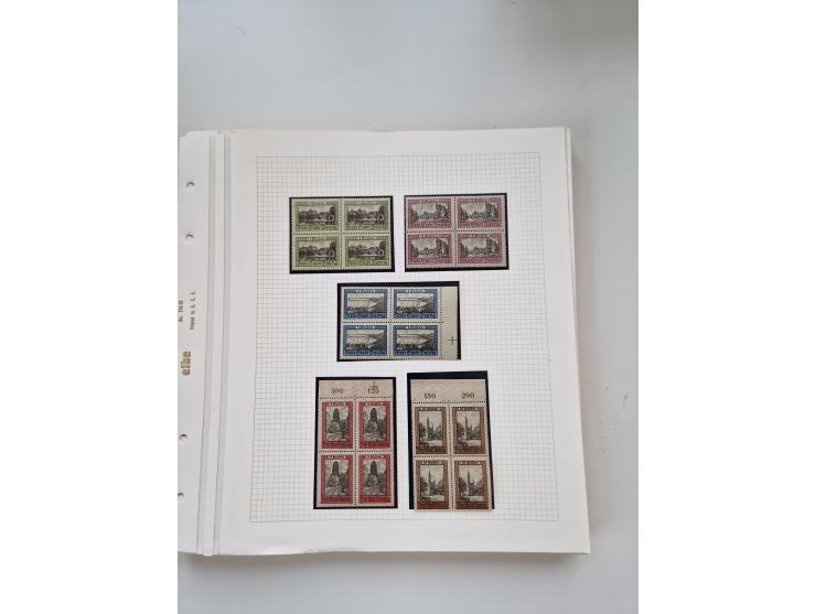 1920/39, sehr interessante und inhaltsreiche ungebrauchte/postfrische und gestempelte Sammlung, beginnend mit reichhaltigem T