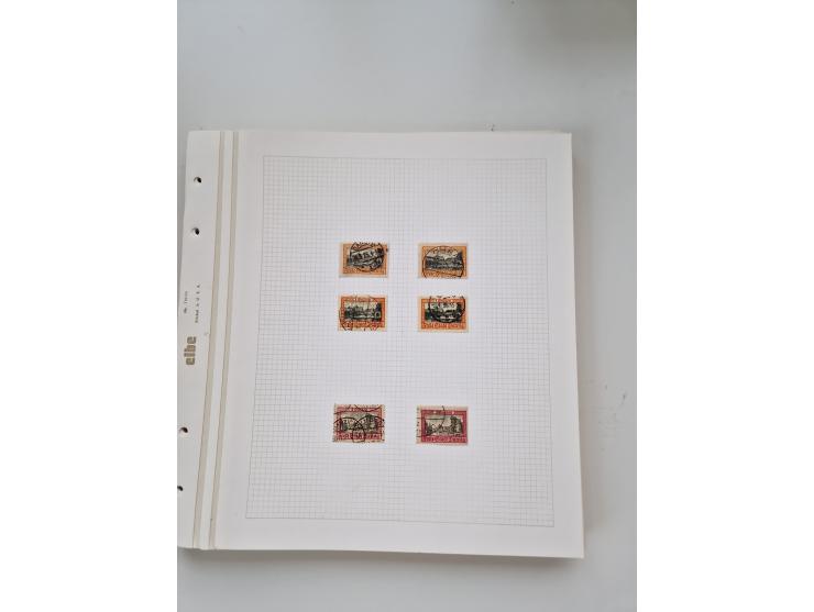 1920/39, sehr interessante und inhaltsreiche ungebrauchte/postfrische und gestempelte Sammlung, beginnend mit reichhaltigem T