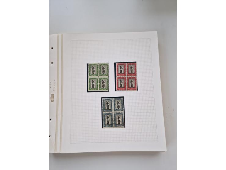 1920/39, sehr interessante und inhaltsreiche ungebrauchte/postfrische und gestempelte Sammlung, beginnend mit reichhaltigem T