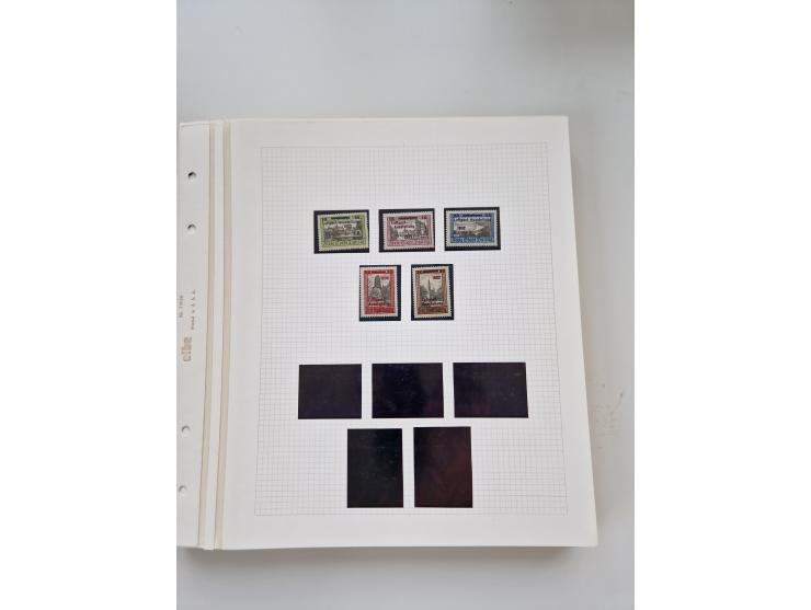 1920/39, sehr interessante und inhaltsreiche ungebrauchte/postfrische und gestempelte Sammlung, beginnend mit reichhaltigem T