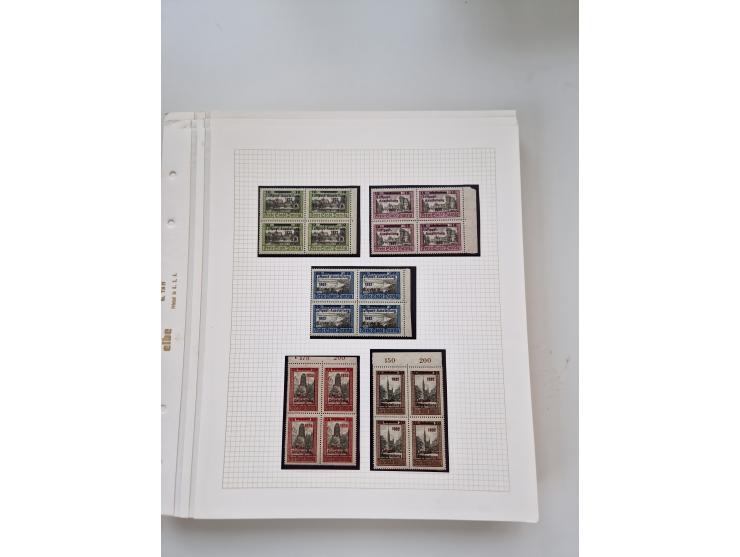 1920/39, sehr interessante und inhaltsreiche ungebrauchte/postfrische und gestempelte Sammlung, beginnend mit reichhaltigem T