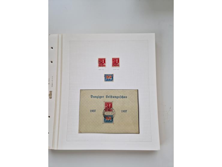 1920/39, sehr interessante und inhaltsreiche ungebrauchte/postfrische und gestempelte Sammlung, beginnend mit reichhaltigem T
