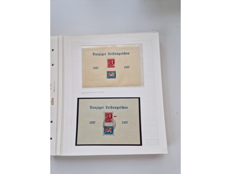 1920/39, sehr interessante und inhaltsreiche ungebrauchte/postfrische und gestempelte Sammlung, beginnend mit reichhaltigem T