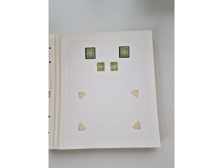 1920/39, sehr interessante und inhaltsreiche ungebrauchte/postfrische und gestempelte Sammlung, beginnend mit reichhaltigem T