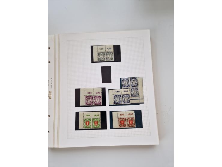 1920/39, sehr interessante und inhaltsreiche ungebrauchte/postfrische und gestempelte Sammlung, beginnend mit reichhaltigem T