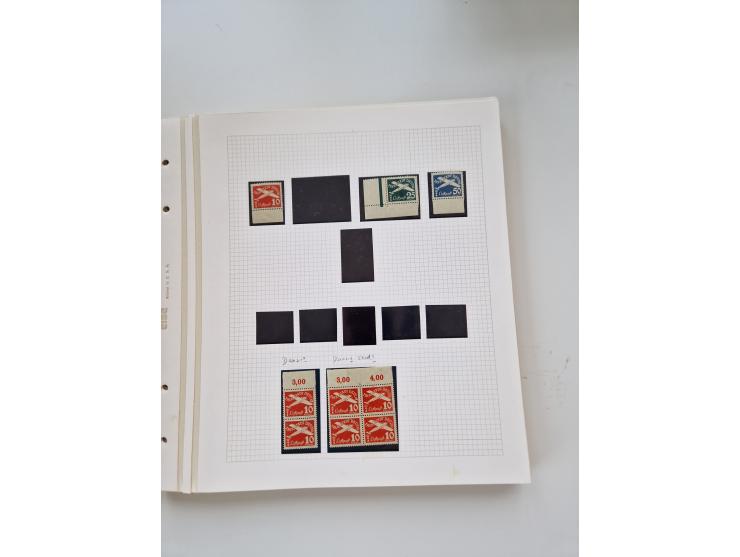 1920/39, sehr interessante und inhaltsreiche ungebrauchte/postfrische und gestempelte Sammlung, beginnend mit reichhaltigem T