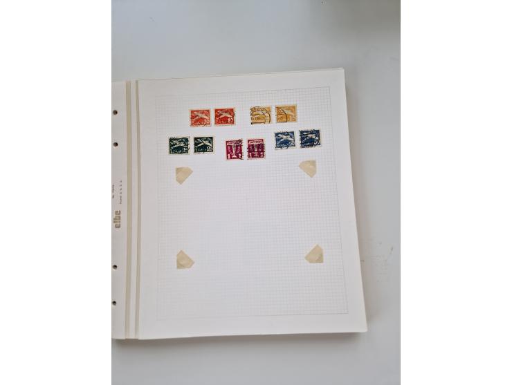 1920/39, sehr interessante und inhaltsreiche ungebrauchte/postfrische und gestempelte Sammlung, beginnend mit reichhaltigem T