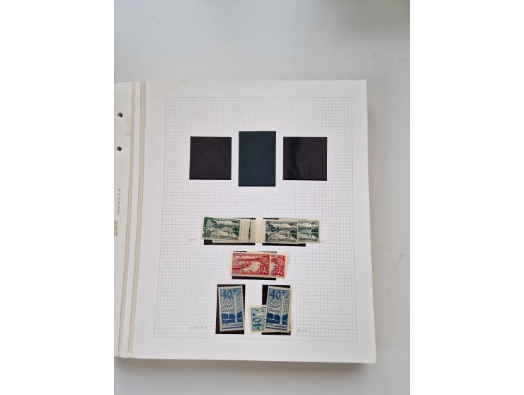 1920/39, sehr interessante und inhaltsreiche ungebrauchte/postfrische und gestempelte Sammlung, beginnend mit reichhaltigem T