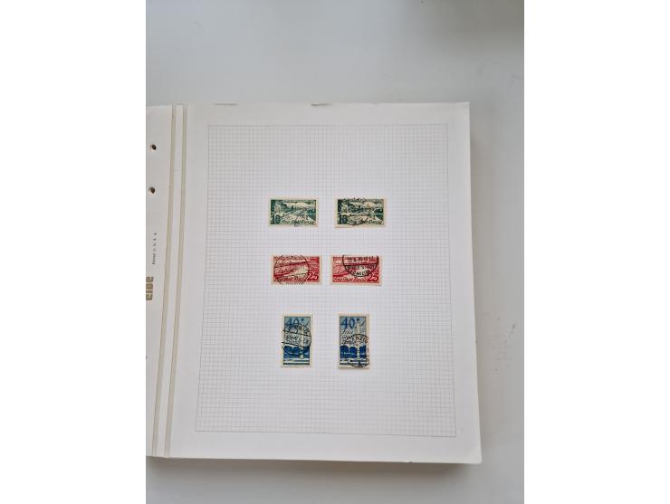 1920/39, sehr interessante und inhaltsreiche ungebrauchte/postfrische und gestempelte Sammlung, beginnend mit reichhaltigem T