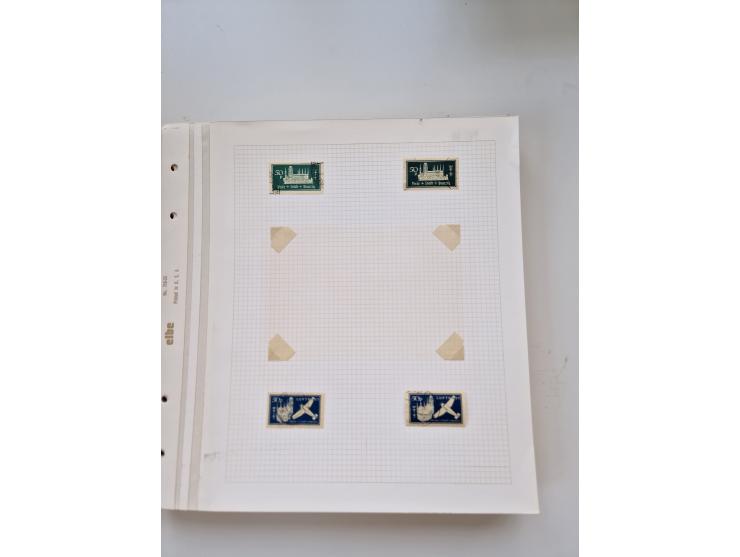 1920/39, sehr interessante und inhaltsreiche ungebrauchte/postfrische und gestempelte Sammlung, beginnend mit reichhaltigem T