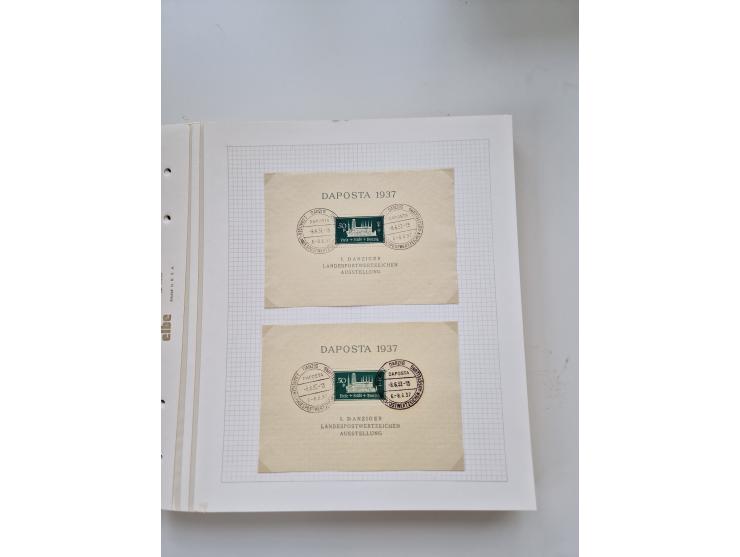 1920/39, sehr interessante und inhaltsreiche ungebrauchte/postfrische und gestempelte Sammlung, beginnend mit reichhaltigem T