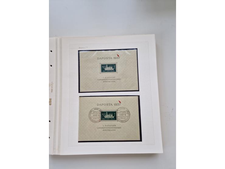 1920/39, sehr interessante und inhaltsreiche ungebrauchte/postfrische und gestempelte Sammlung, beginnend mit reichhaltigem T