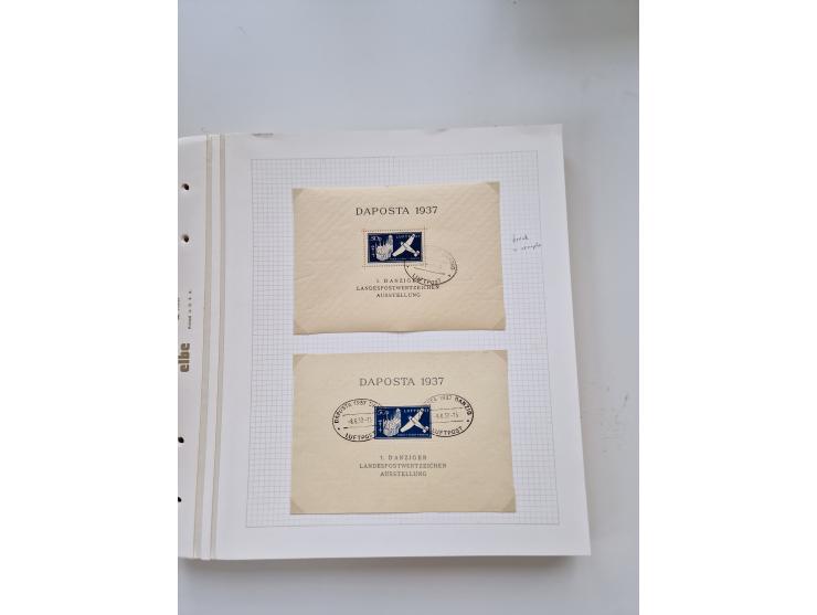 1920/39, sehr interessante und inhaltsreiche ungebrauchte/postfrische und gestempelte Sammlung, beginnend mit reichhaltigem T