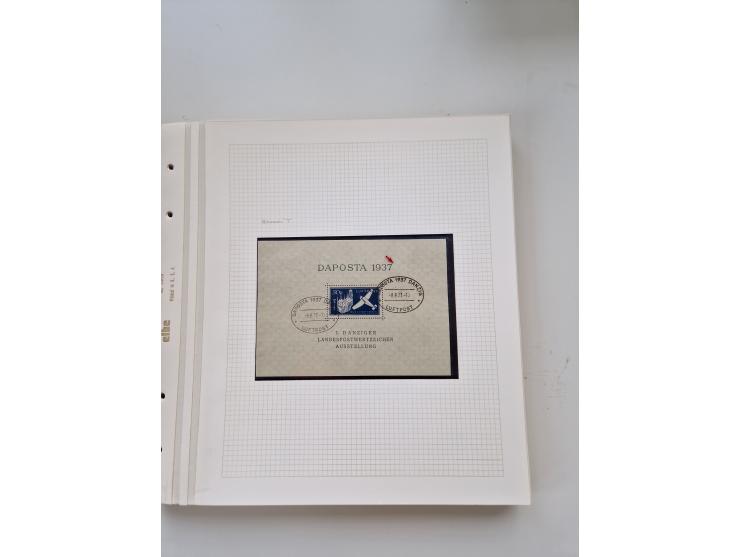 1920/39, sehr interessante und inhaltsreiche ungebrauchte/postfrische und gestempelte Sammlung, beginnend mit reichhaltigem T