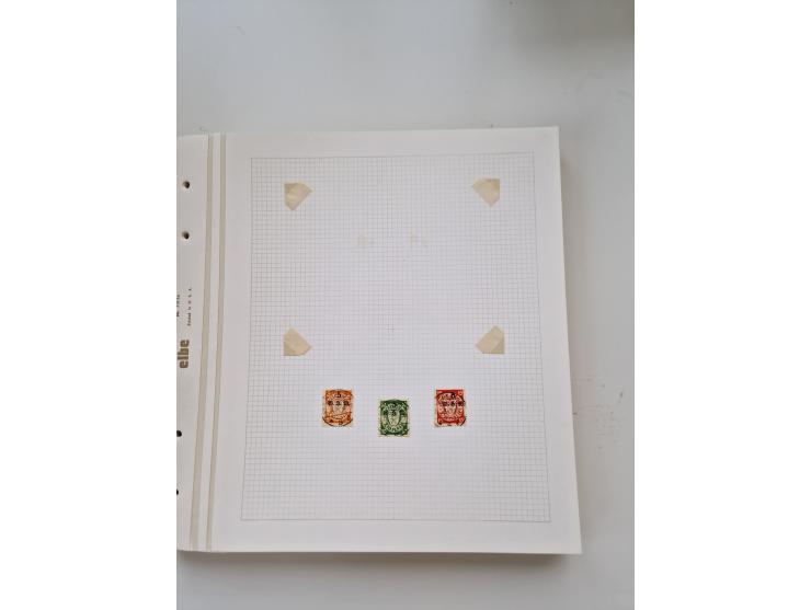 1920/39, sehr interessante und inhaltsreiche ungebrauchte/postfrische und gestempelte Sammlung, beginnend mit reichhaltigem T