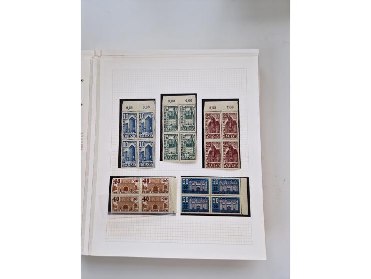 1920/39, sehr interessante und inhaltsreiche ungebrauchte/postfrische und gestempelte Sammlung, beginnend mit reichhaltigem T