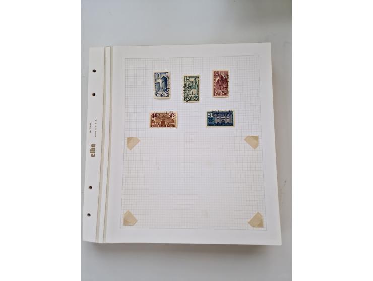 1920/39, sehr interessante und inhaltsreiche ungebrauchte/postfrische und gestempelte Sammlung, beginnend mit reichhaltigem T