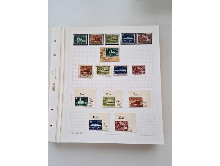 1920/39, sehr interessante und inhaltsreiche ungebrauchte/postfrische und gestempelte Sammlung, beginnend mit reichhaltigem T