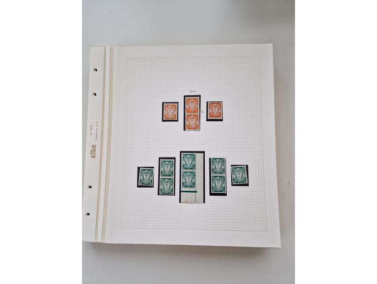 1920/39, sehr interessante und inhaltsreiche ungebrauchte/postfrische und gestempelte Sammlung, beginnend mit reichhaltigem T