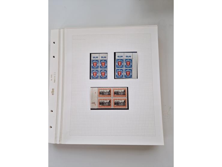 1920/39, sehr interessante und inhaltsreiche ungebrauchte/postfrische und gestempelte Sammlung, beginnend mit reichhaltigem T