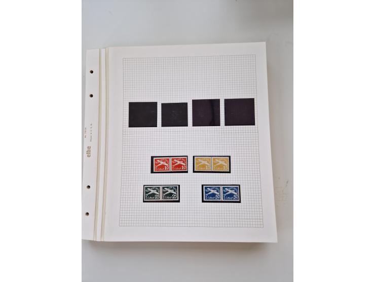 1920/39, sehr interessante und inhaltsreiche ungebrauchte/postfrische und gestempelte Sammlung, beginnend mit reichhaltigem T