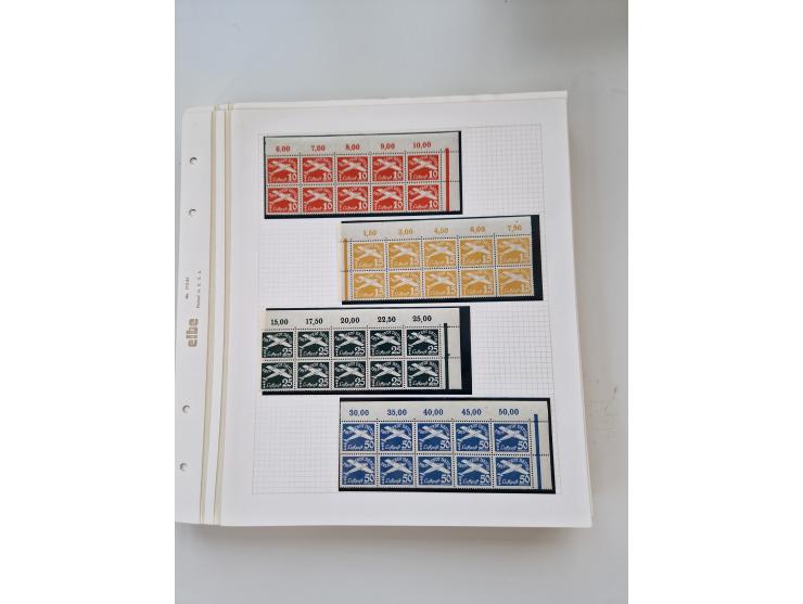 1920/39, sehr interessante und inhaltsreiche ungebrauchte/postfrische und gestempelte Sammlung, beginnend mit reichhaltigem T