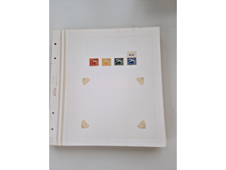 1920/39, sehr interessante und inhaltsreiche ungebrauchte/postfrische und gestempelte Sammlung, beginnend mit reichhaltigem T