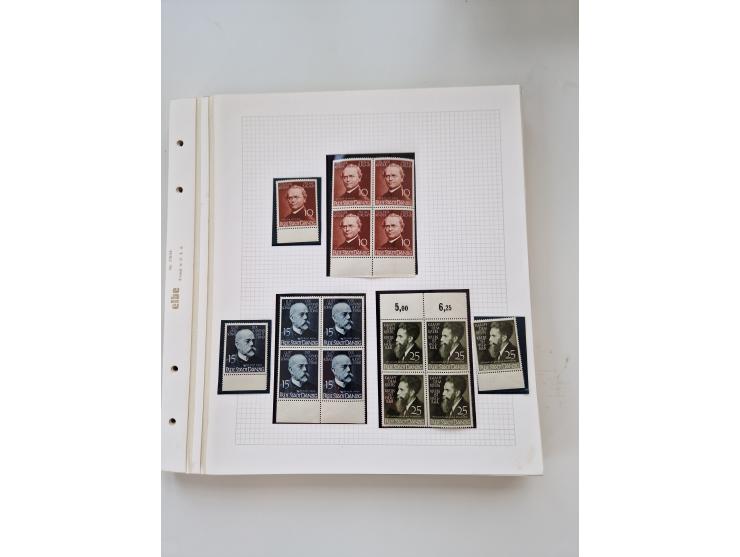 1920/39, sehr interessante und inhaltsreiche ungebrauchte/postfrische und gestempelte Sammlung, beginnend mit reichhaltigem T