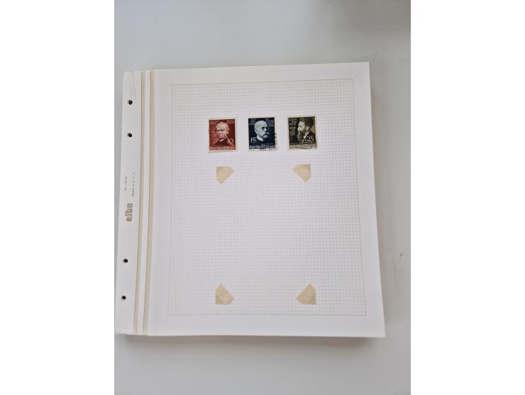 1920/39, sehr interessante und inhaltsreiche ungebrauchte/postfrische und gestempelte Sammlung, beginnend mit reichhaltigem T