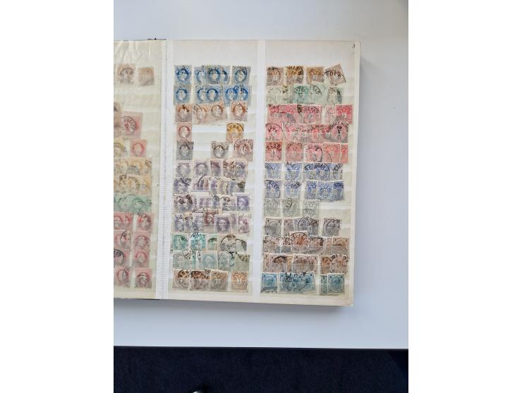 1850/2000 (ca.), umfangreicher gestempelter und postfrischer/ungebrauchter Bestand ab Klassik in elf Alben, Erhaltung von feh