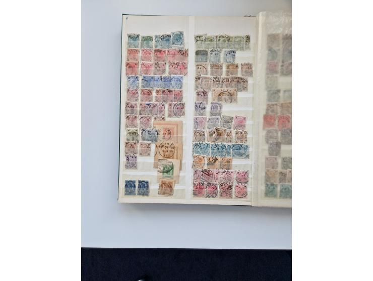 1850/2000 (ca.), umfangreicher gestempelter und postfrischer/ungebrauchter Bestand ab Klassik in elf Alben, Erhaltung von feh