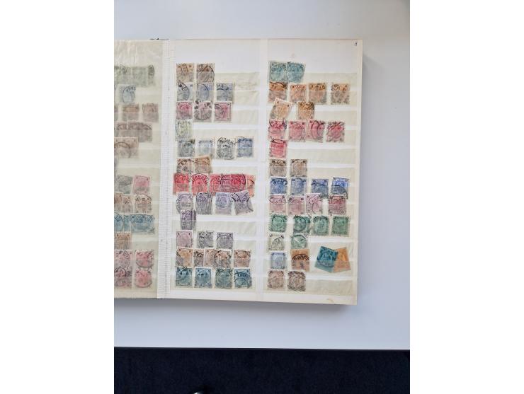 1850/2000 (ca.), umfangreicher gestempelter und postfrischer/ungebrauchter Bestand ab Klassik in elf Alben, Erhaltung von feh