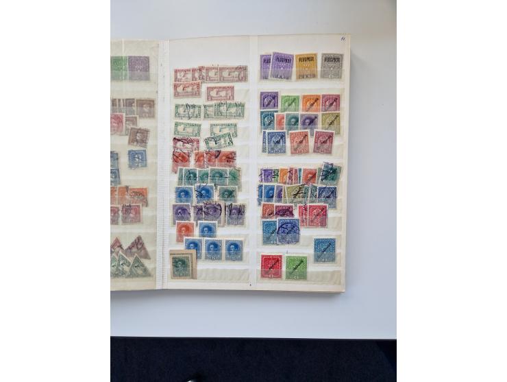 1850/2000 (ca.), umfangreicher gestempelter und postfrischer/ungebrauchter Bestand ab Klassik in elf Alben, Erhaltung von feh