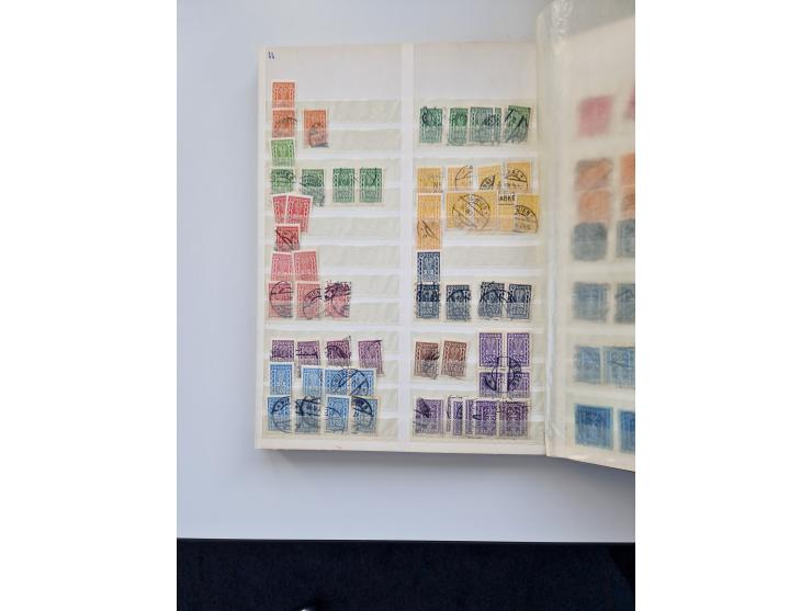 1850/2000 (ca.), umfangreicher gestempelter und postfrischer/ungebrauchter Bestand ab Klassik in elf Alben, Erhaltung von feh