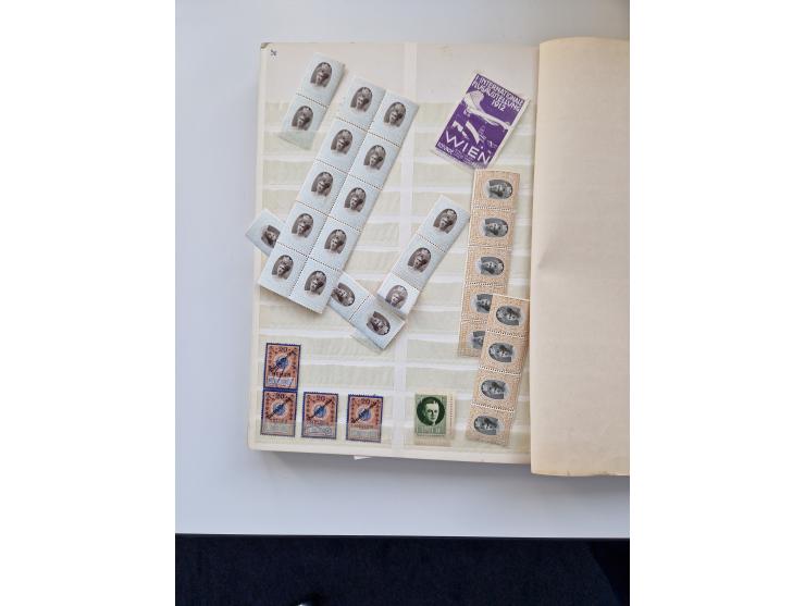 1850/2000 (ca.), umfangreicher gestempelter und postfrischer/ungebrauchter Bestand ab Klassik in elf Alben, Erhaltung von feh