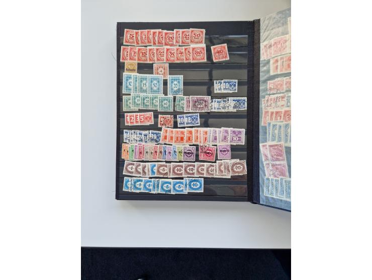 1850/2000 (ca.), umfangreicher gestempelter und postfrischer/ungebrauchter Bestand ab Klassik in elf Alben, Erhaltung von feh