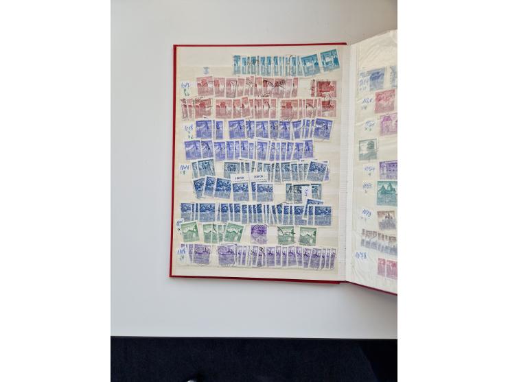 1850/2000 (ca.), umfangreicher gestempelter und postfrischer/ungebrauchter Bestand ab Klassik in elf Alben, Erhaltung von feh