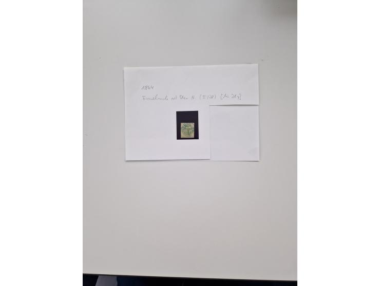 1613/1866 (ca.), Heimatsammlung Nienburg a.d. Weser mit Marken, Briefstücken und rund 80 Briefen, Ganzsachen, Post scheinen, 