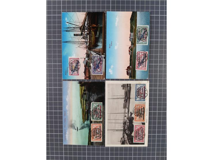 1920/23 (ca.), Partie mit über 45 Karten, einige besseren Ansichtskarten, teils etwas getönt&nbsp;