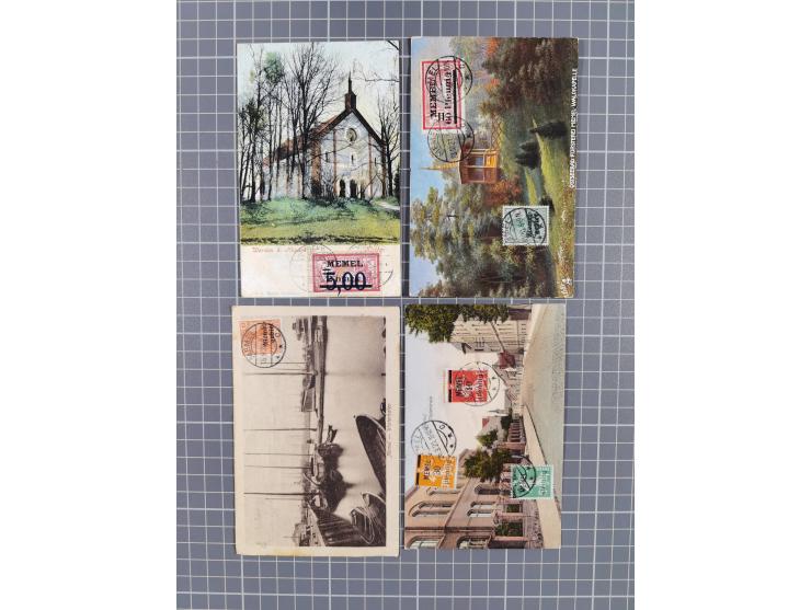 1920/23 (ca.), Partie mit über 45 Karten, einige besseren Ansichtskarten, teils etwas getönt&nbsp;