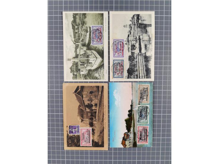 1920/23 (ca.), Partie mit über 45 Karten, einige besseren Ansichtskarten, teils etwas getönt&nbsp;