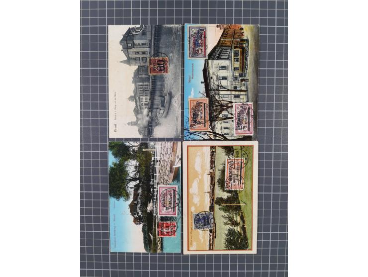 1920/23 (ca.), Partie mit über 45 Karten, einige besseren Ansichtskarten, teils etwas getönt&nbsp;