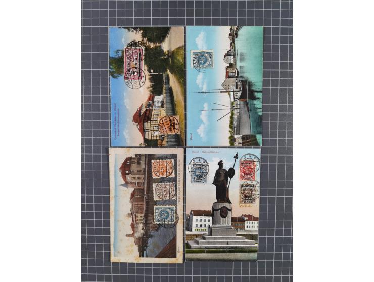 1920/23 (ca.), Partie mit über 45 Karten, einige besseren Ansichtskarten, teils etwas getönt&nbsp;