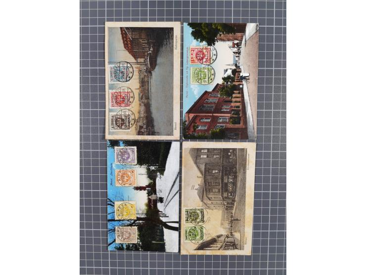 1920/23 (ca.), Partie mit über 45 Karten, einige besseren Ansichtskarten, teils etwas getönt&nbsp;