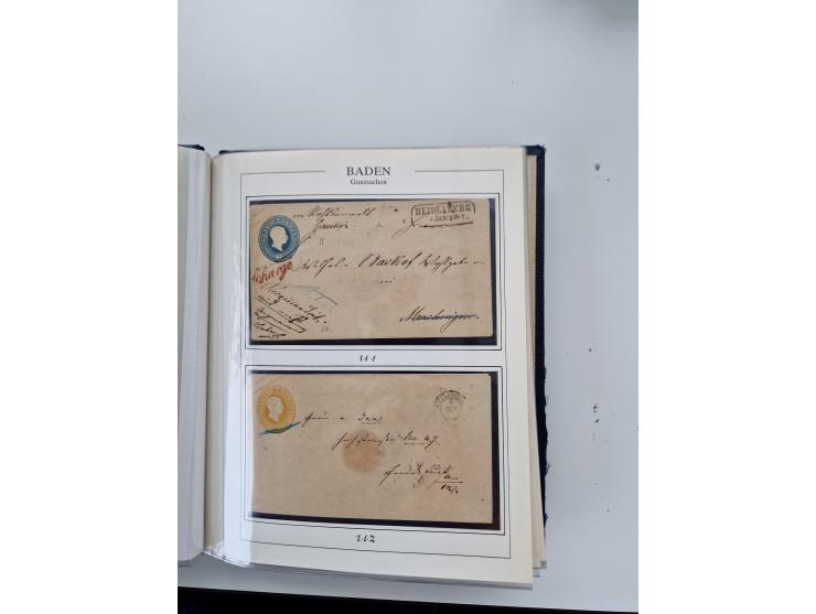 1750/1880 (ca.), umfangreicher Sammlungsbestand von ca. 220 Briefen, Ganzsachen und Postscheinen in unterschiedlicher Erhaltu