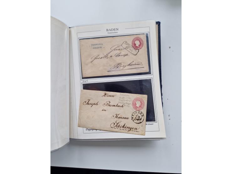 1750/1880 (ca.), umfangreicher Sammlungsbestand von ca. 220 Briefen, Ganzsachen und Postscheinen in unterschiedlicher Erhaltu