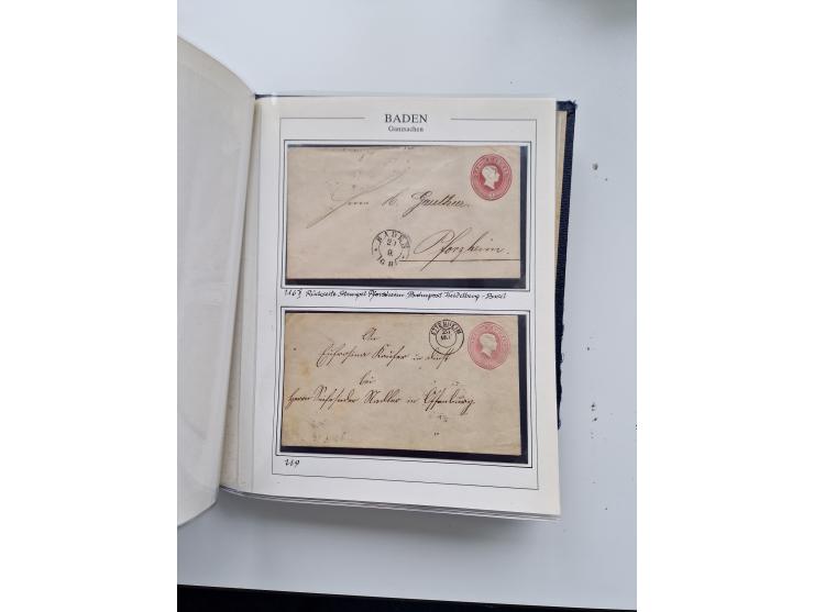 1750/1880 (ca.), umfangreicher Sammlungsbestand von ca. 220 Briefen, Ganzsachen und Postscheinen in unterschiedlicher Erhaltu